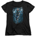 Justice League Black Lightning Bolts Womens T-Shirt