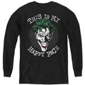 Batman Maniacal Spiral Youth Long Sleeve T-Shirt