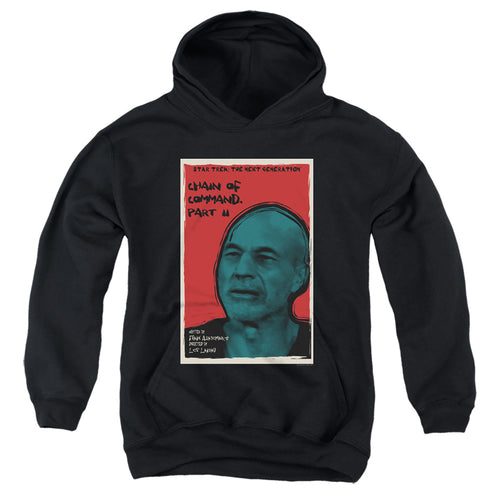 Star Trek Chain of Command Part II Black Youth Hoodie