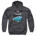 Chevy Classic Camaro Teal Youth Hoodie