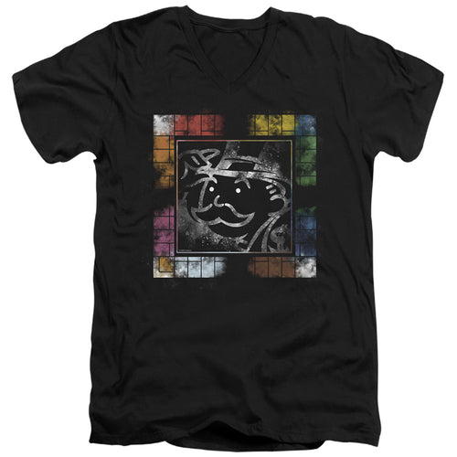 Monopoly Dusty Game Board No Logo V-Neck T-Shirt