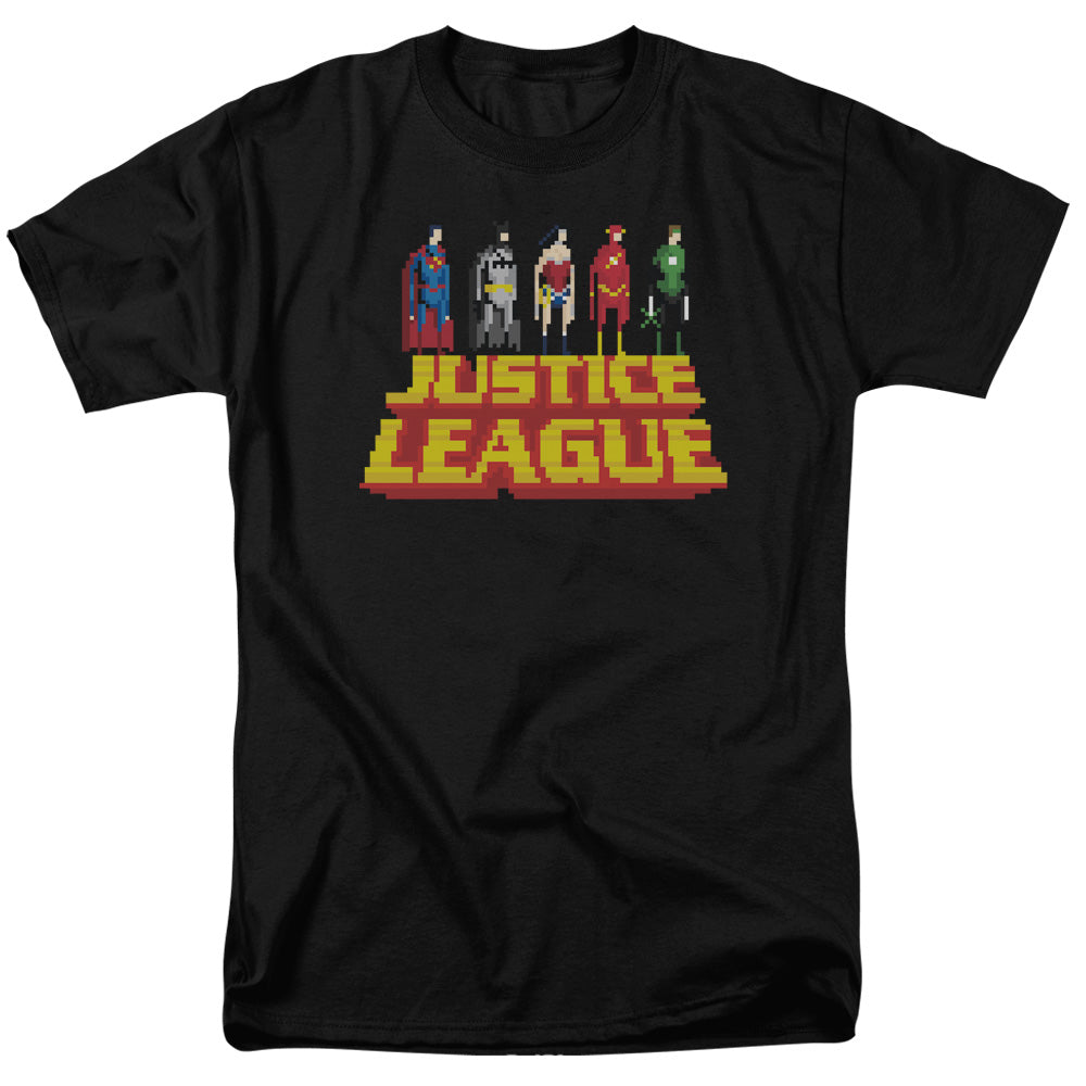 Justice League Standing Above T-Shirt