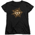 Green Lantern Orange Glow Womens T-Shirt