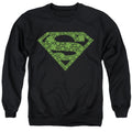 Superman St. Patrick's Day Shamrock Logo Crewneck Sweatshirt