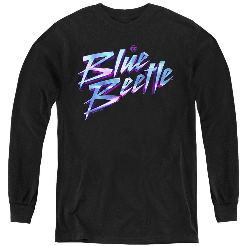 Blue Beetle Logo Youth Long Sleeve T-Shirt