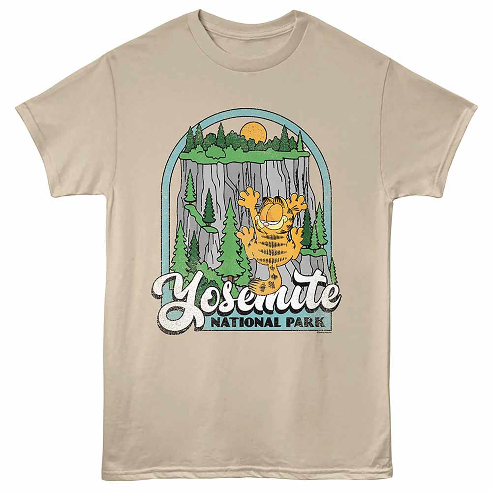 Yosemite Garfield t-shirt in sand