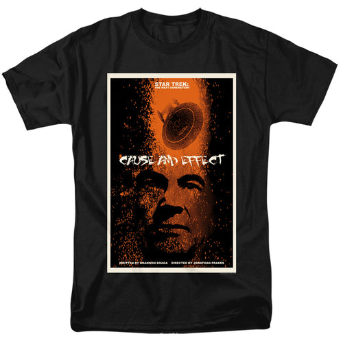 Star Trek Cause and Effect Black T-Shirt