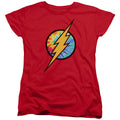 The Flash Tie Dye Flash Logo Womens T-Shirt