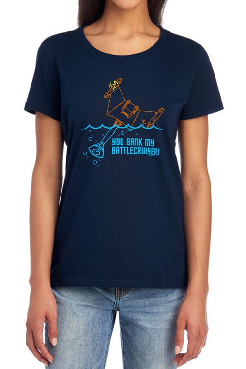 Star Trek You Sank My Battlecruiser Womens T-Shirt