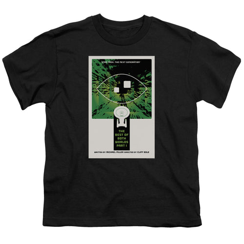 Star Trek The Best of Both Worlds Part I Black Youth/Toddler T-Shirt
