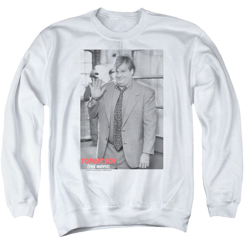 Tommy Boy Waving Photo Crewneck Sweatshirt