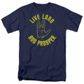 Star Trek Live Long and Prosper Hand Navy T-Shirt