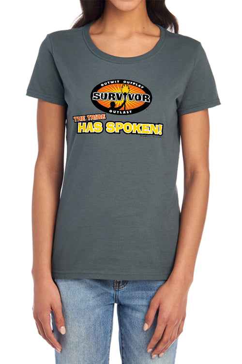 Survivor The Tribe Has Spoken Womens T-Shirt