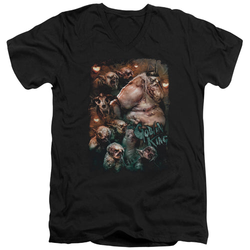 The Hobbit Goblin King V-Neck T-Shirt