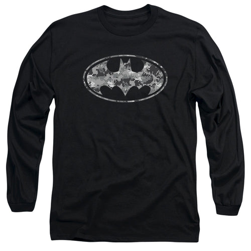 Batman Urban Camo Shield Long Sleeve T-Shirt