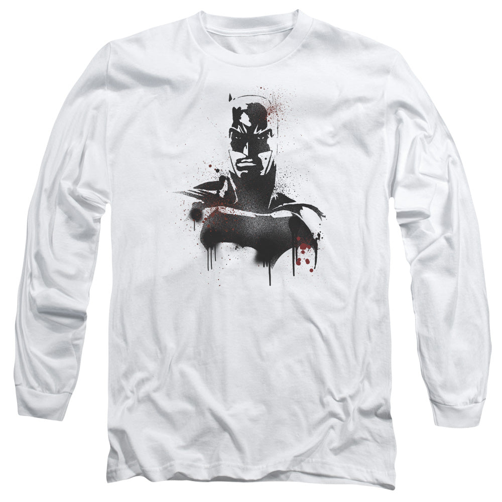 Batman v Superman Batman Spray Long Sleeve T-Shirt
