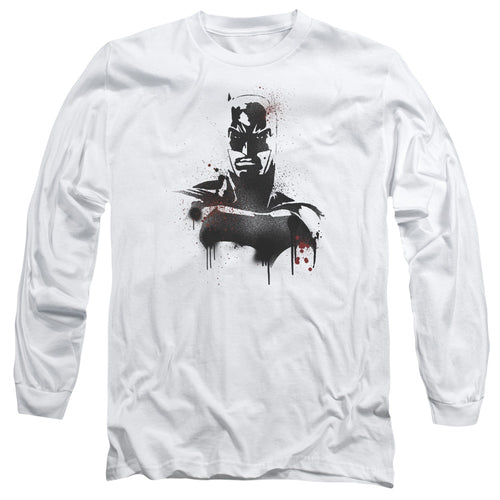 Batman v Superman Batman Spray Long Sleeve T-Shirt