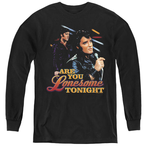 Elvis Presley Are You Lonesome Youth Long Sleeve T-Shirt
