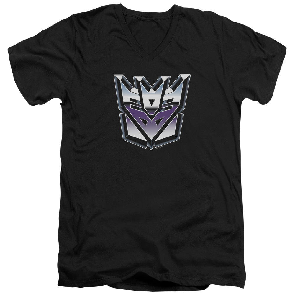 Transformers Decepticon Airbrush Logo V-Neck T-Shirt