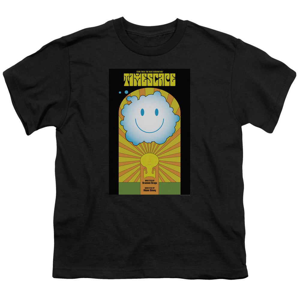 Star Trek Timescape Black Youth/Toddler T-Shirt