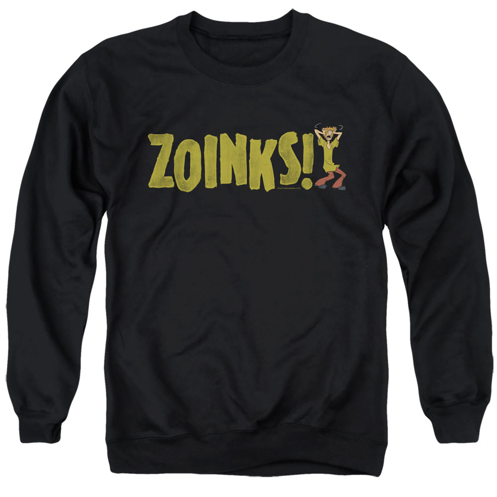 Scooby-Doo Zoinks Lettering Crewneck Sweatshirt