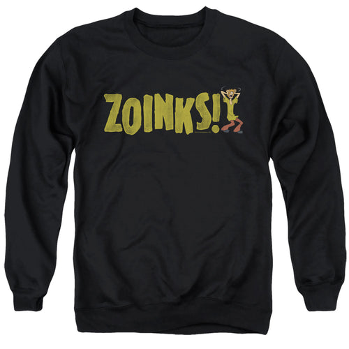 Scooby-Doo Zoinks Lettering Crewneck Sweatshirt