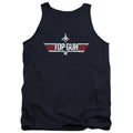 Top Gun Logo Navy Tank Top