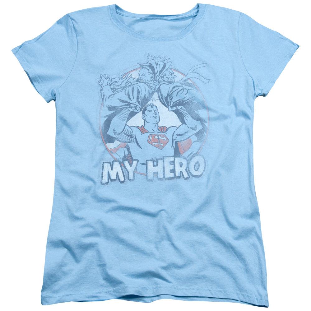 Superman My Hero Womens T-Shirt