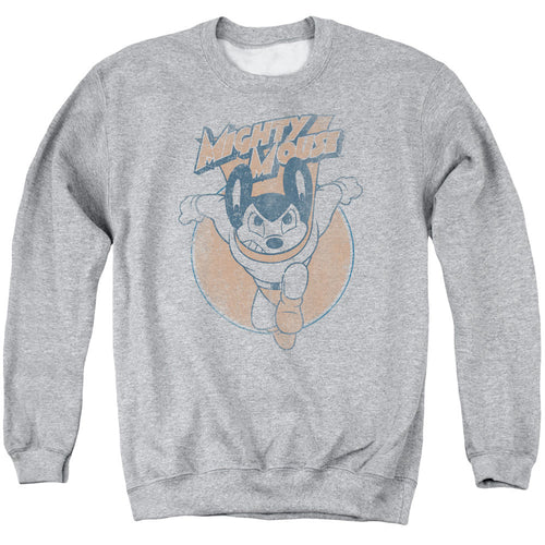 Mighty Mouse Flying with Purpose Crewneck Sweatshirt