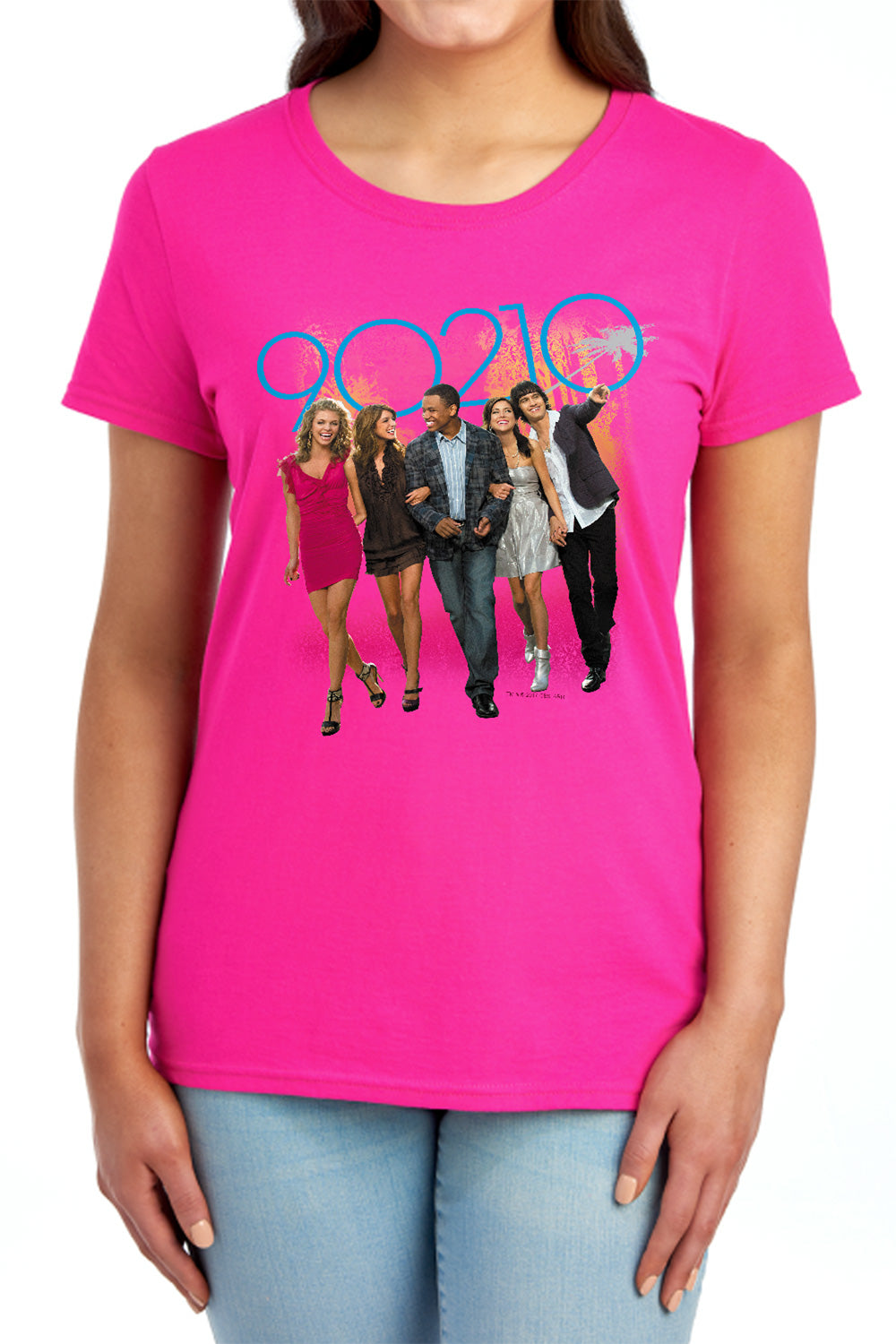 Beverly Hills 90210 2008 Series Cast Walk Womens T-Shirt