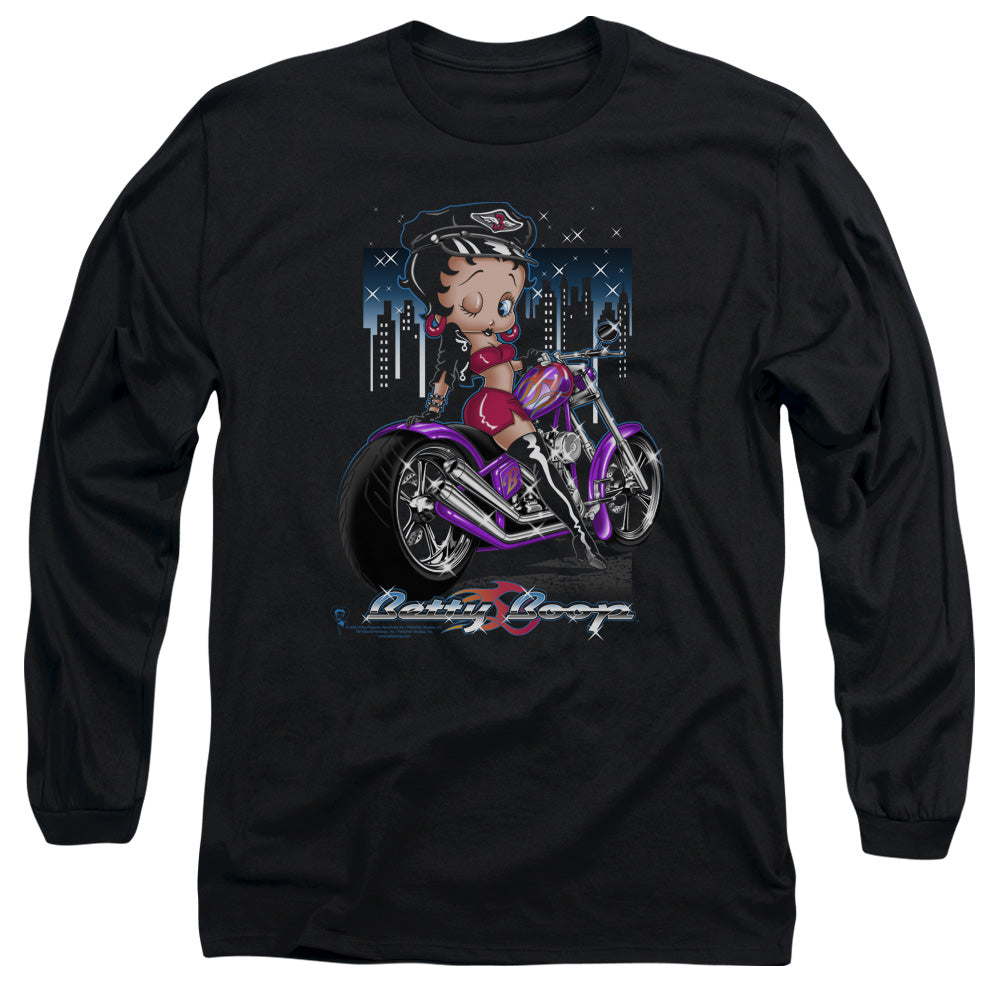 Betty Boop City Chopper Long Sleeve T-Shirt