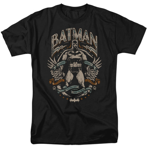 The Batman Gotham Hero on Black T-Shirt