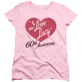 I Love Lucy 60Th Anniversary Womens T-Shirt
