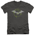 The Batman Scribbles Bat Logo V-Neck T-Shirt