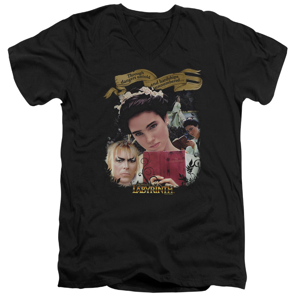 Labyrinth Dangers Untold V-Neck T-Shirt