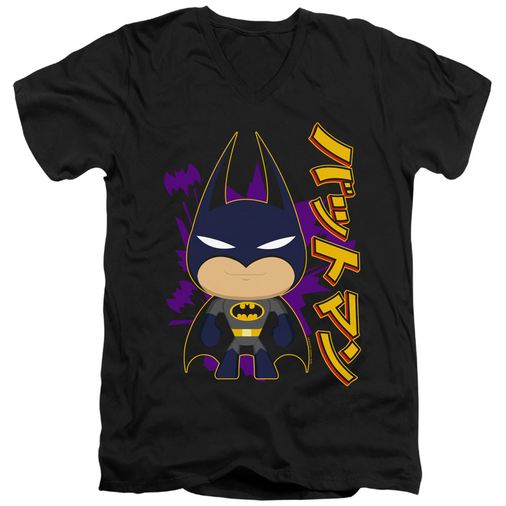 Batman Cute Kanji V-Neck T-Shirt