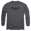 Batman Crackle Logo Long Sleeve T-Shirt