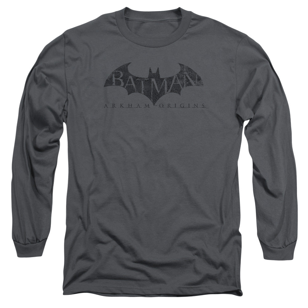 Batman Crackle Logo Long Sleeve T-Shirt