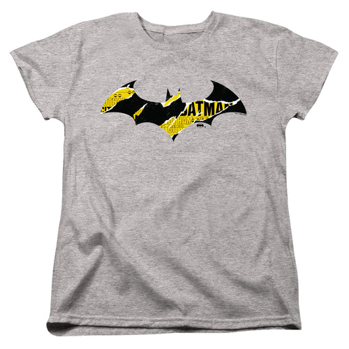 Batman Batman Torn Gotham Logo Womens T-Shirt