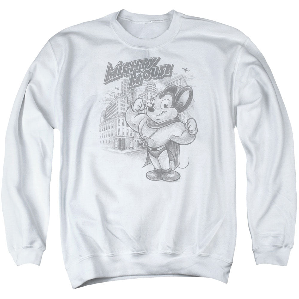 Mighty Mouse Protect and Serve Crewneck Sweatshirt