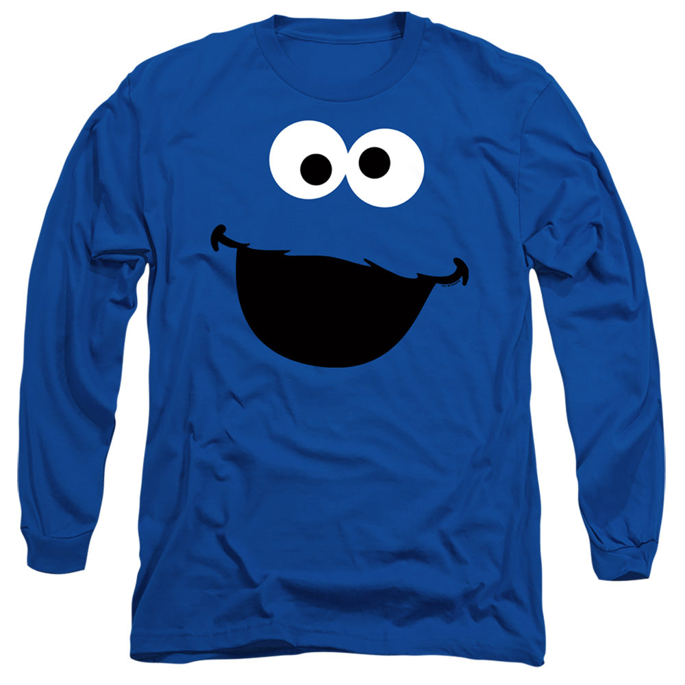 Sesame Street Cookie Monster Face Long Sleeve T-Shirt