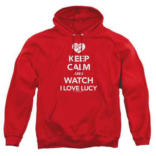 I Love Lucy Keep Calm And Watch Pullover Hoodie