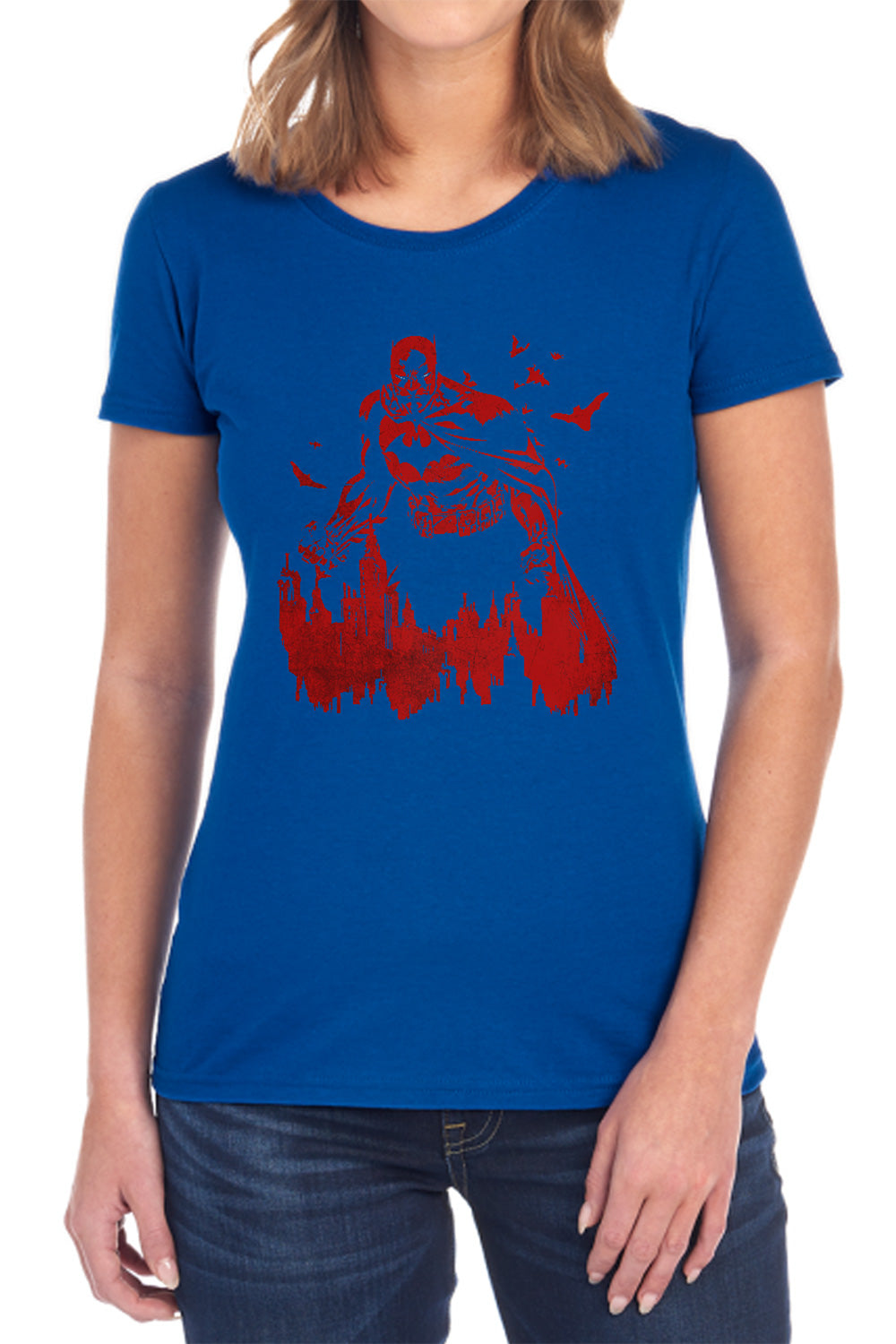 Batman Red Knight Womens T-Shirt