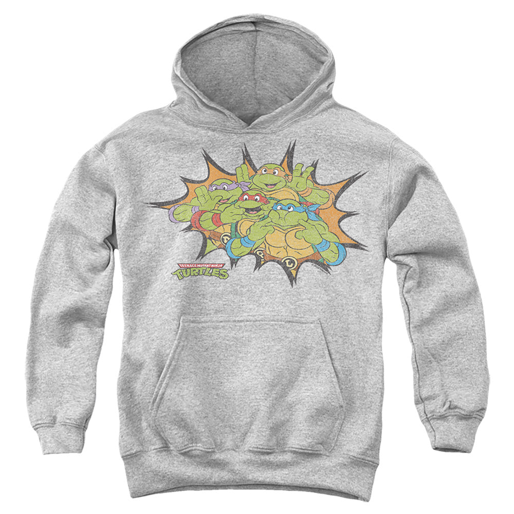 Teenage Mutant Ninja Turtles Funny Face Turtles Youth Hoodie