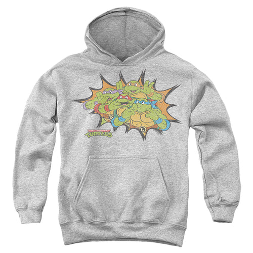 Teenage Mutant Ninja Turtles Funny Face Turtles Youth Hoodie