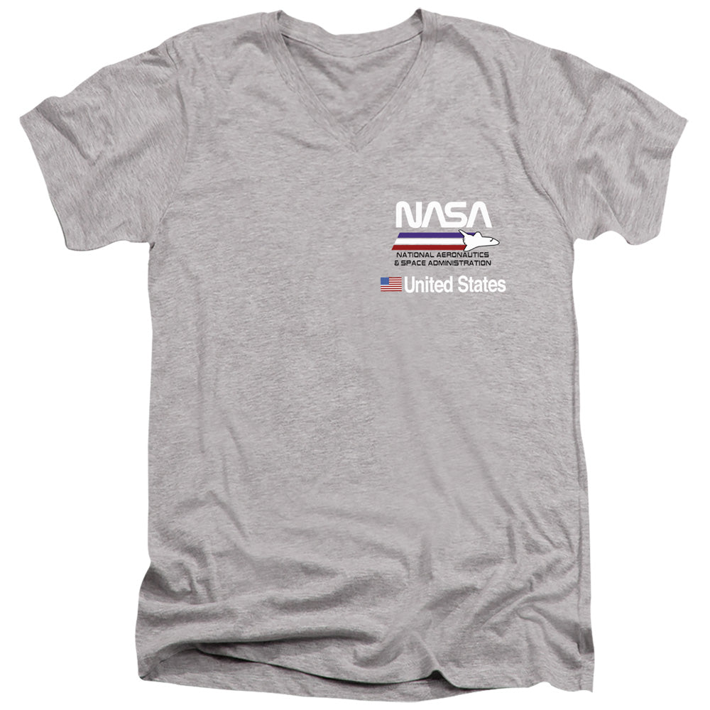 NASA Aeronautics United States V-Neck T-Shirt