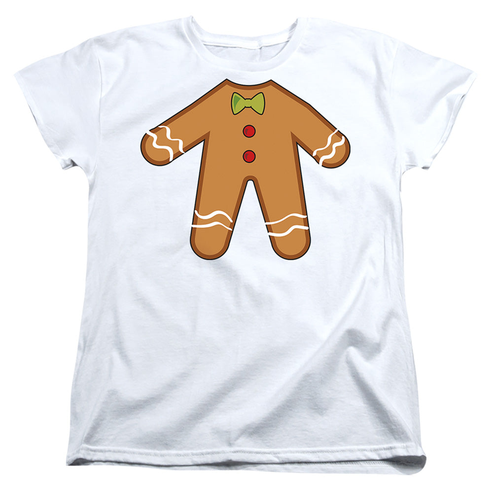 Christmas Gingerbread Man Womens T-Shirt