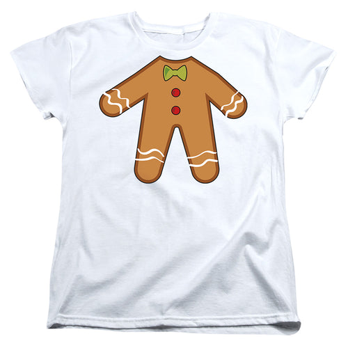 Christmas Gingerbread Man Womens T-Shirt