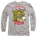 Teenage Mutant Ninja Turtles Christmas Pizza Long Sleeve T-Shirt