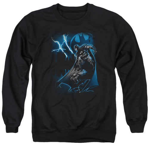 Batman Lightning Strikes Crewneck Sweatshirt